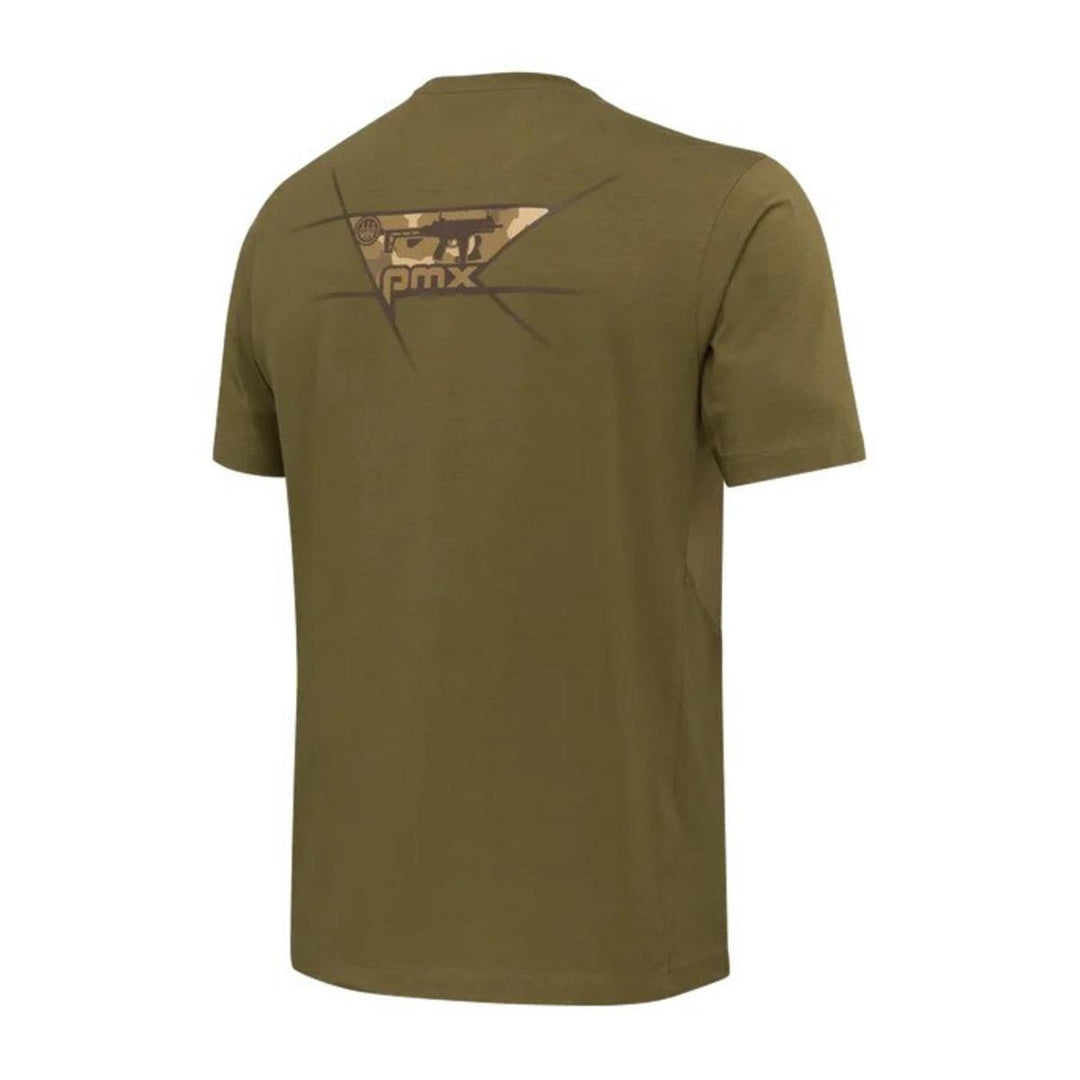 Beretta PMX T-SHIRT Flat Dark Earth Medium - Hunting shirt breathable cotton for Men