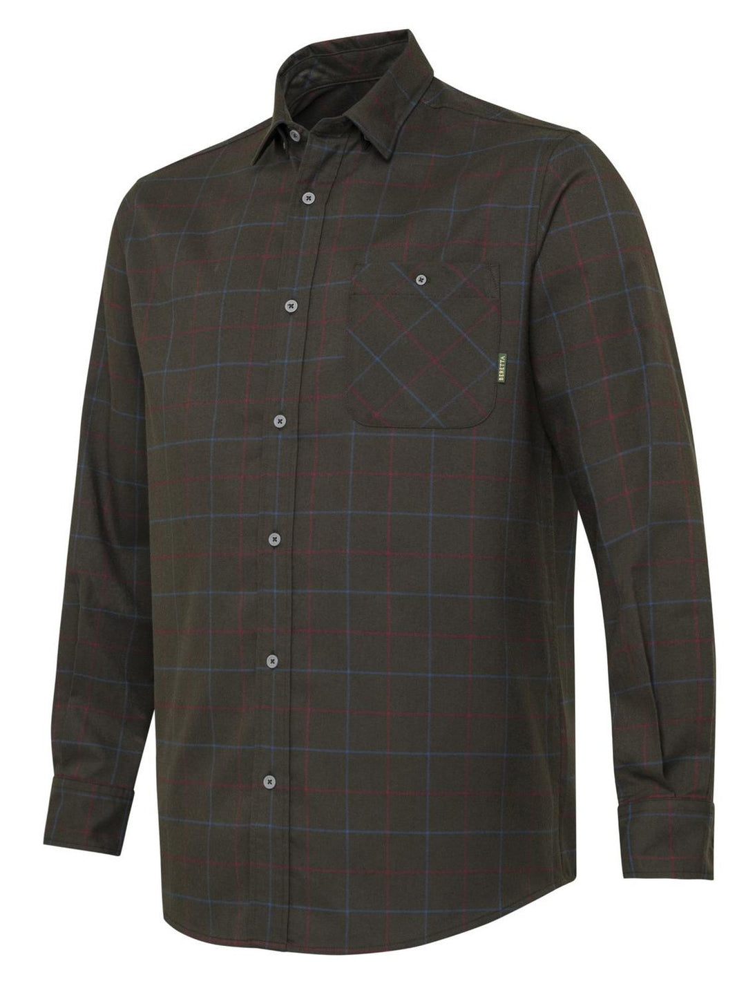 Beretta Jargo Stretch Shirt Bark & Burgundy – view 3