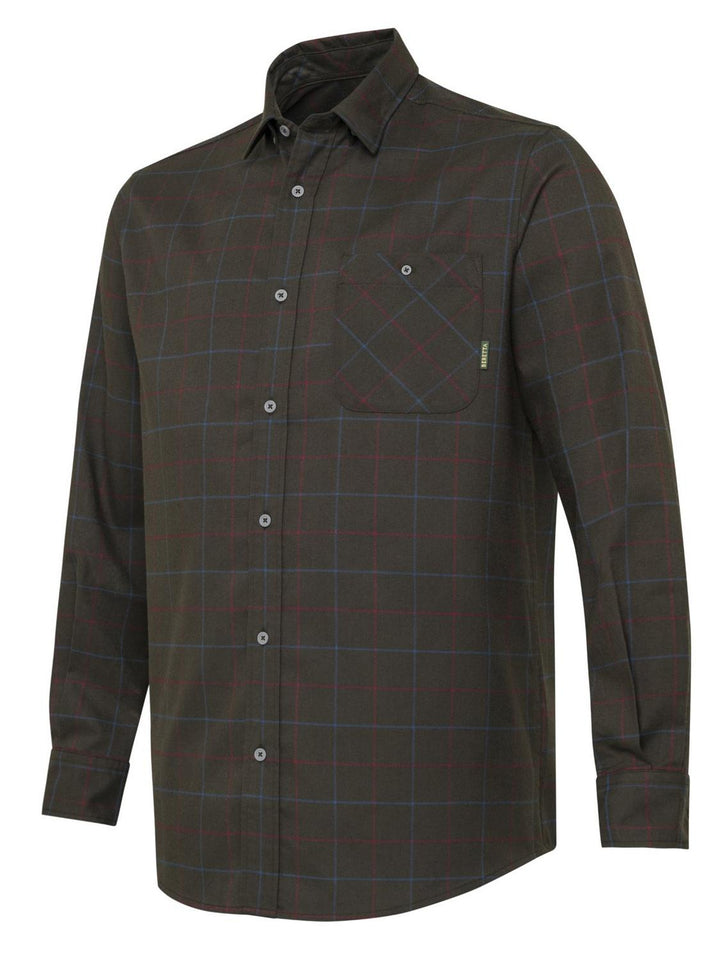 Beretta Jargo Stretch Shirt Bark & Burgundy – view 3
