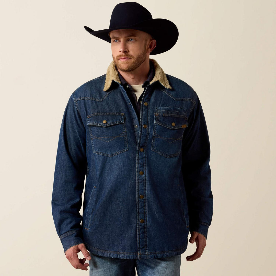 Ariat Mens Sherpa Lined Shirt Jacket