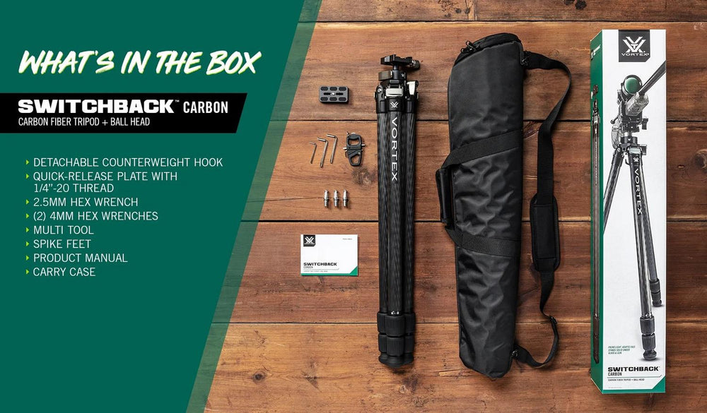 Vortex Switchback™ Carbon Tripod Kit – view 2