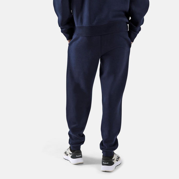ID 2-COLOUR LOGO FLEECE CUFFED JOG PANT VECTOR NAVY