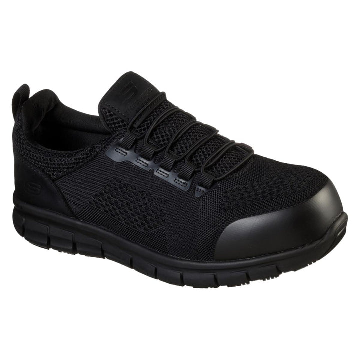 Skechers Workwear Synergy Omat Safety Trainer Black