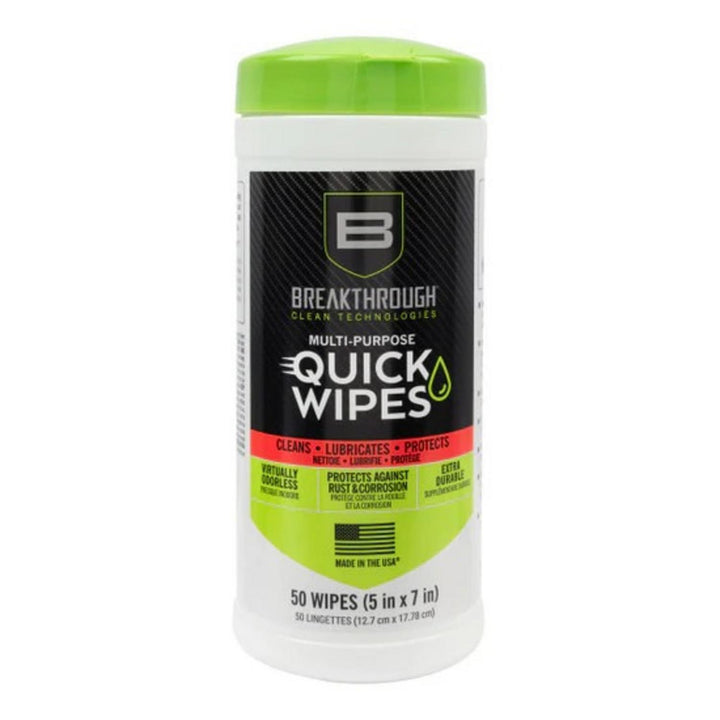 Breakthrough Clean Synthetic CLP Quick Wipes 50 Count Canister