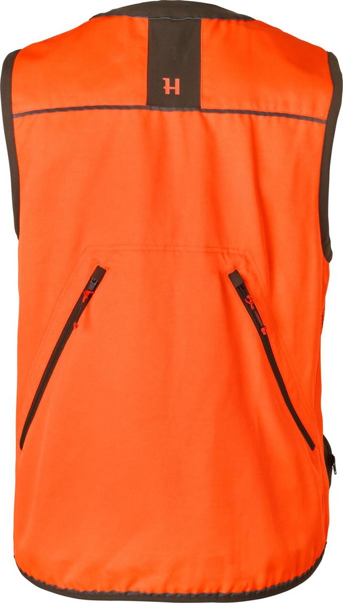 Harkila Wildboar Pro Blaze waistcoat Orange blaze/Brown – view 2