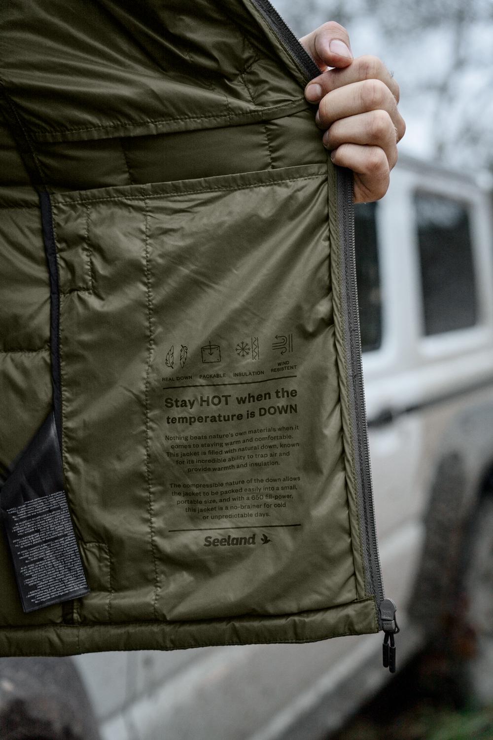 Fahrenheit Ultimo Down Jacket Grape leaf – view 5
