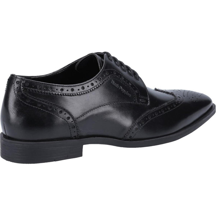Hush Puppies Elliot Brogue School Shoe Black