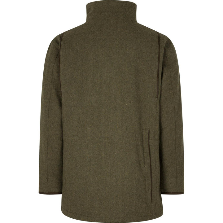 Seeland Hillside jacket, back view showing the tweed herringbone weave
