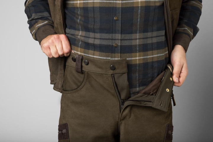 Harkila Pro Hunter leather trousers - Willow