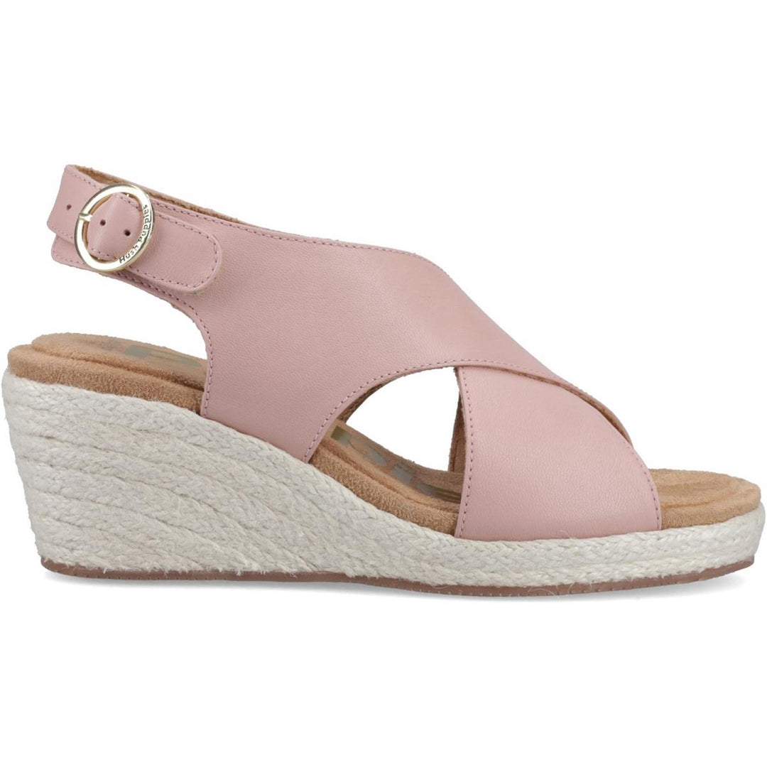 Willow Rattan Sandal Pink