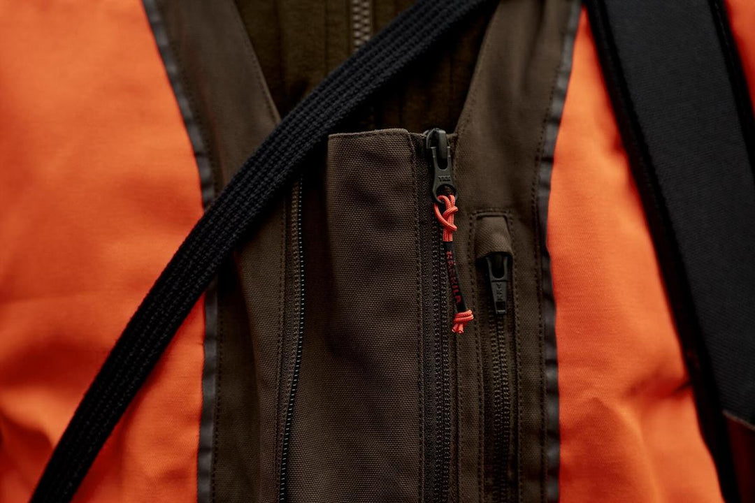 Harkila Wildboar Pro Blaze waistcoat Orange blaze/Brown – view 10