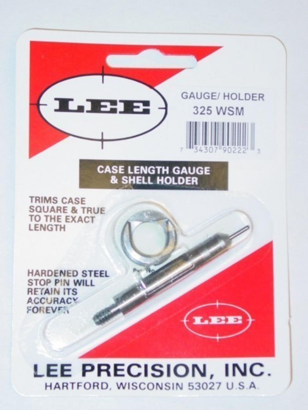 Lee Precision 325 WSM Case Length Gauge and Shell Holder