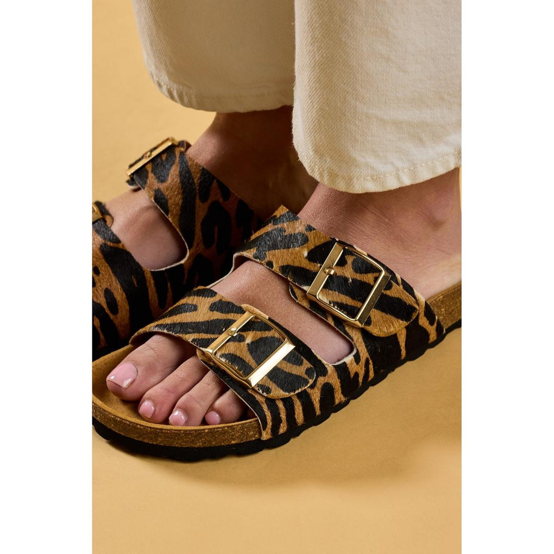 Hush Puppies Brixley Mule Sandal Tiger