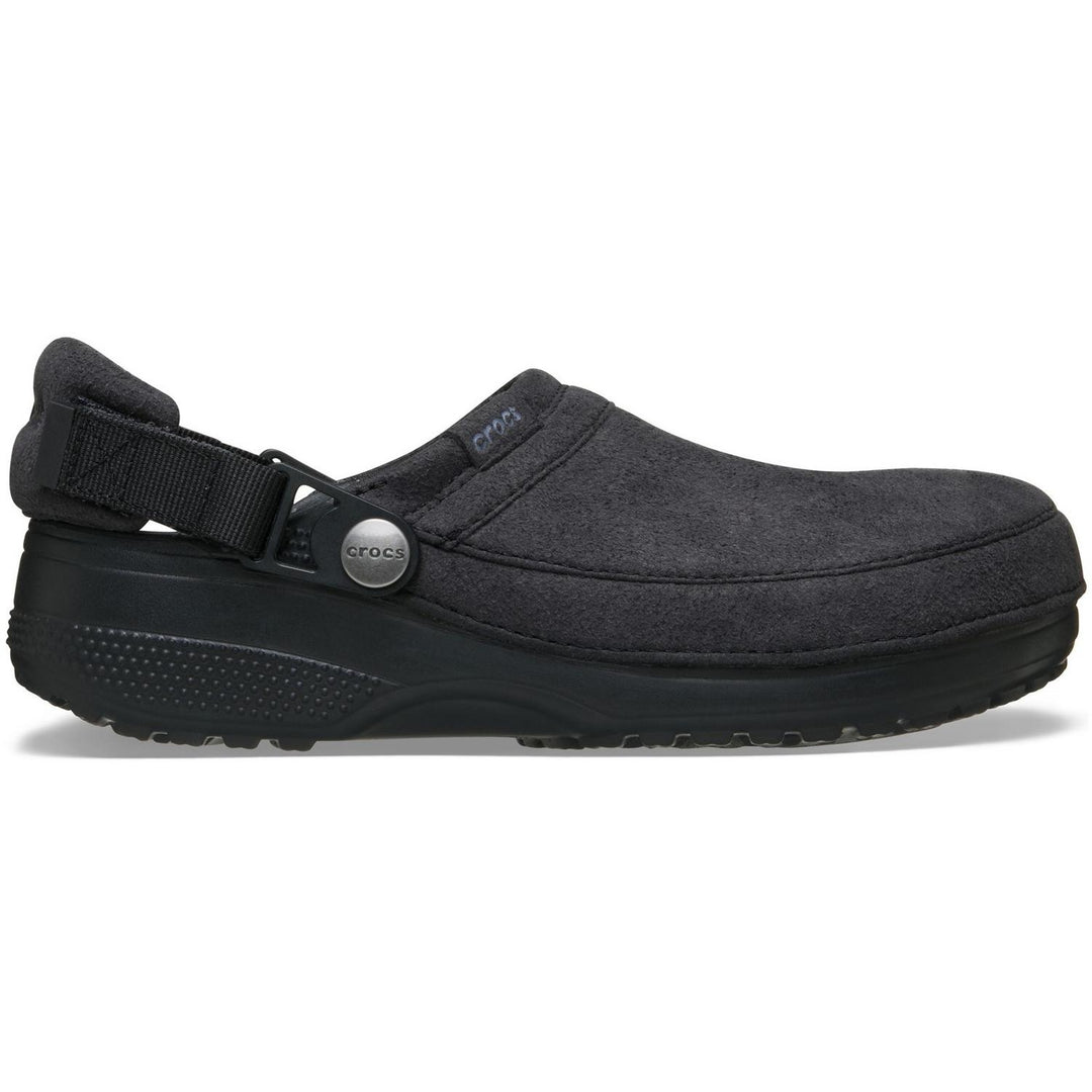 Classic Crafted Vegan Suede Clog Black