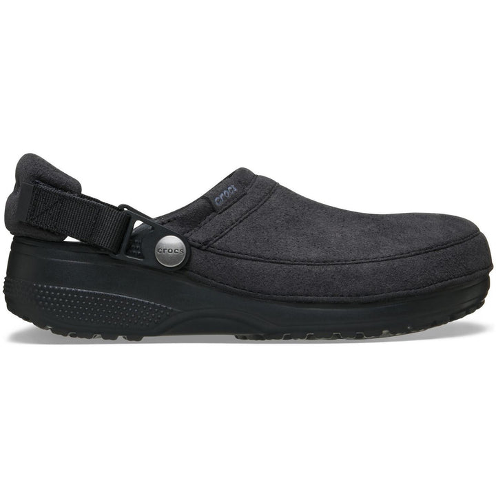 Classic Crafted Vegan Suede Clog Black