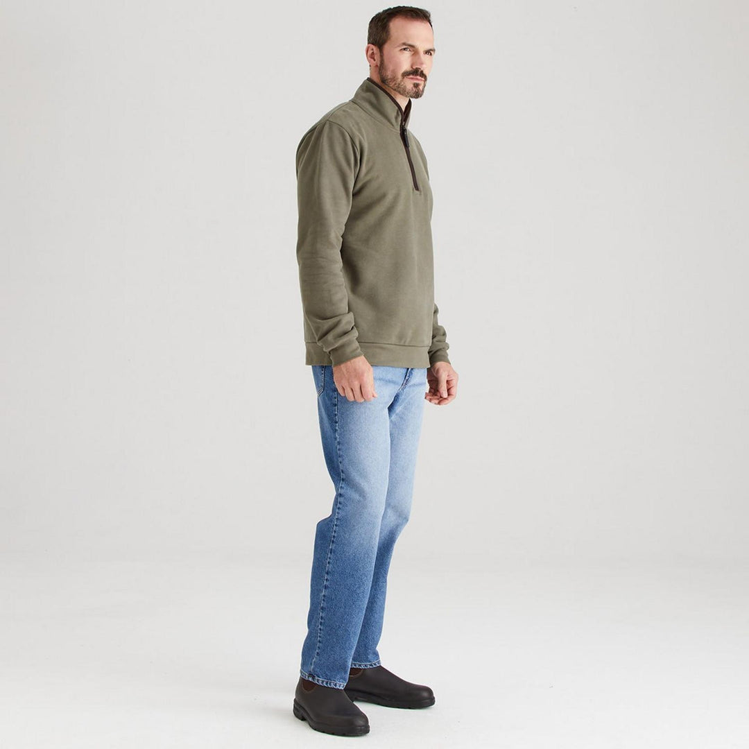 Ridgeline Mens Brancaster Quarter Zip Top – view 20