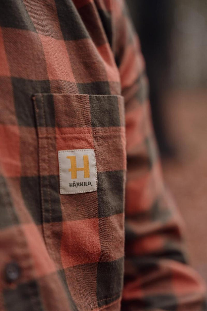Harkila Härkila Scandinavian L/S shirt Autumn orange check