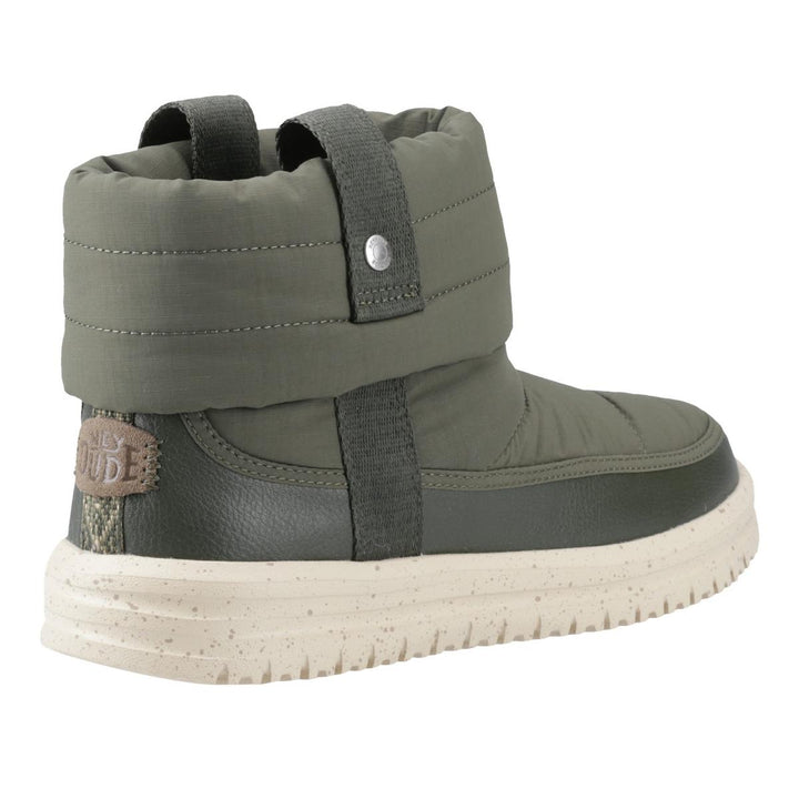 HEYDUDE Camden Cuff Nylon Quilt Boot Dark