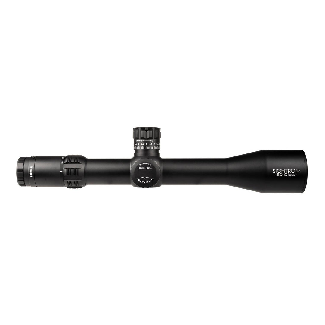 Sightron SVIII ED 5-40x56 FFP Illuminated LRM Rifle Scope