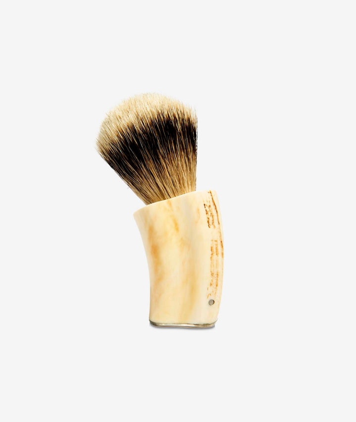 SHAVING BRUSH WITH WARTHOG HAN Beige Larusm