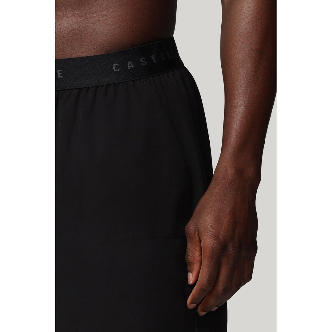 Castore 7" BRANDED ELASTIC SHORTS CASTORE BLACK/CASTORE GUNM – view 6