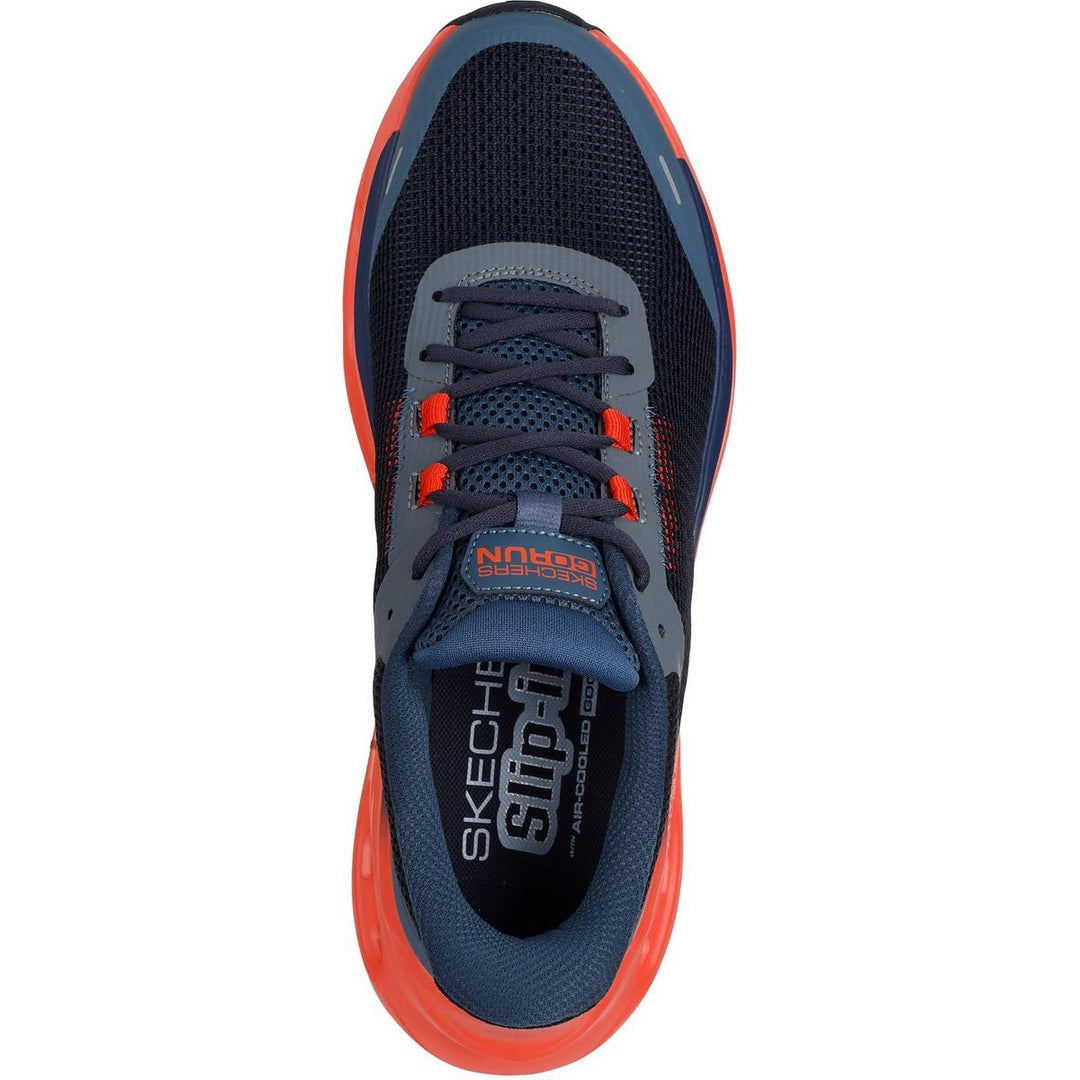 Skechers Performance Max Cushioning Glide-Step Trainer Navy/Orange