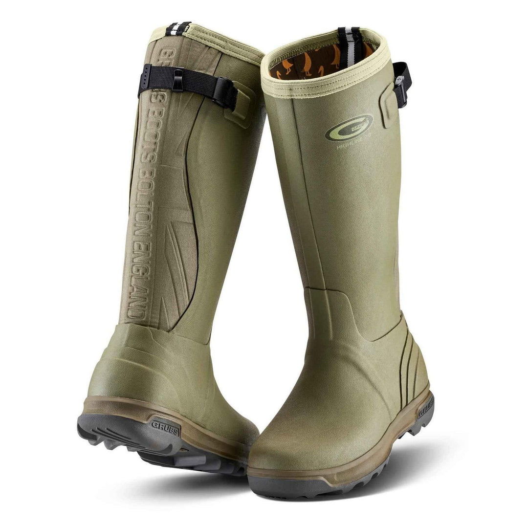 Grubs Highline 2.0 Neoprene-Lined Rubber Wellington Boots