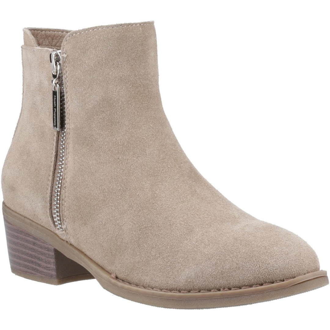 Ingrid Zip Boot Taupe