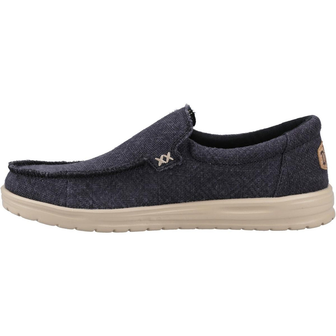 HEYDUDE Mikka Jute Shoes Black/Irish