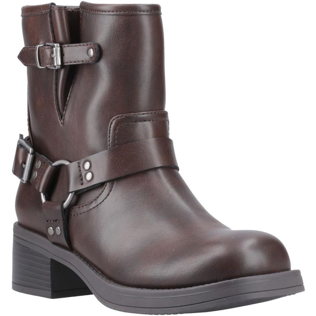 Rocket Dog Nino Biker Boots Brown