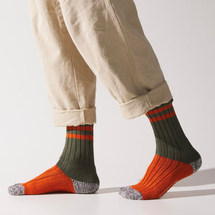 Sealskinz Cawston Bamboo Mid Length Colour Blocked Sock