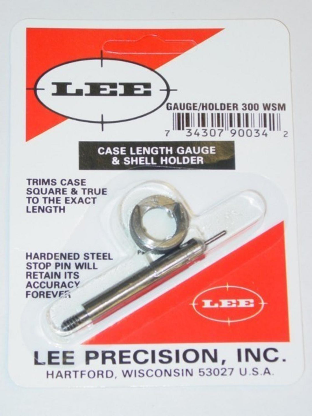 Lee Precision 300 WSM Case Length Gauge and Shell Holder