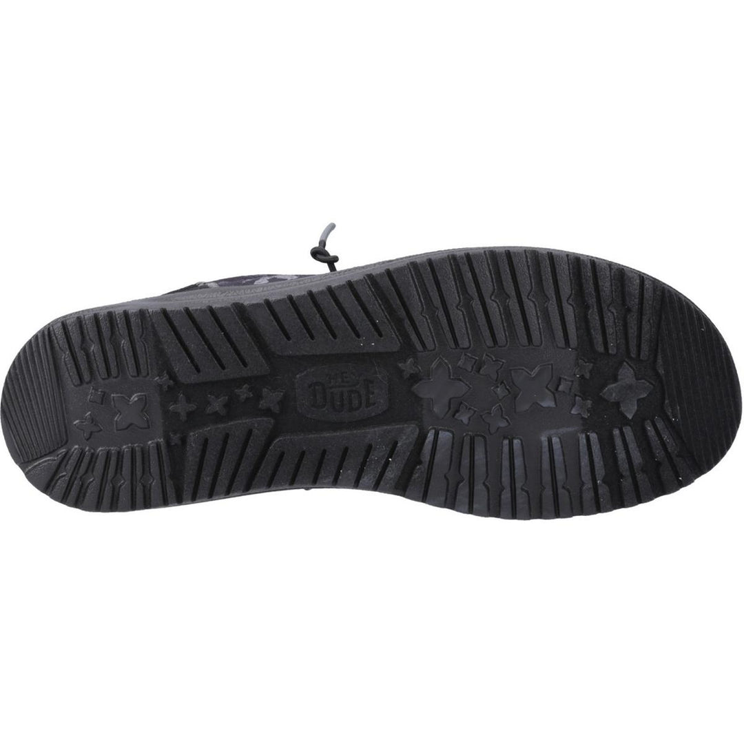 HEYDUDE Wally Funk Hunt Camo Shoes Black