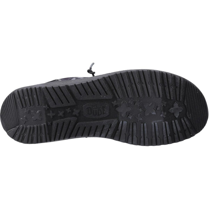 HEYDUDE Wally Funk Hunt Camo Shoes Black