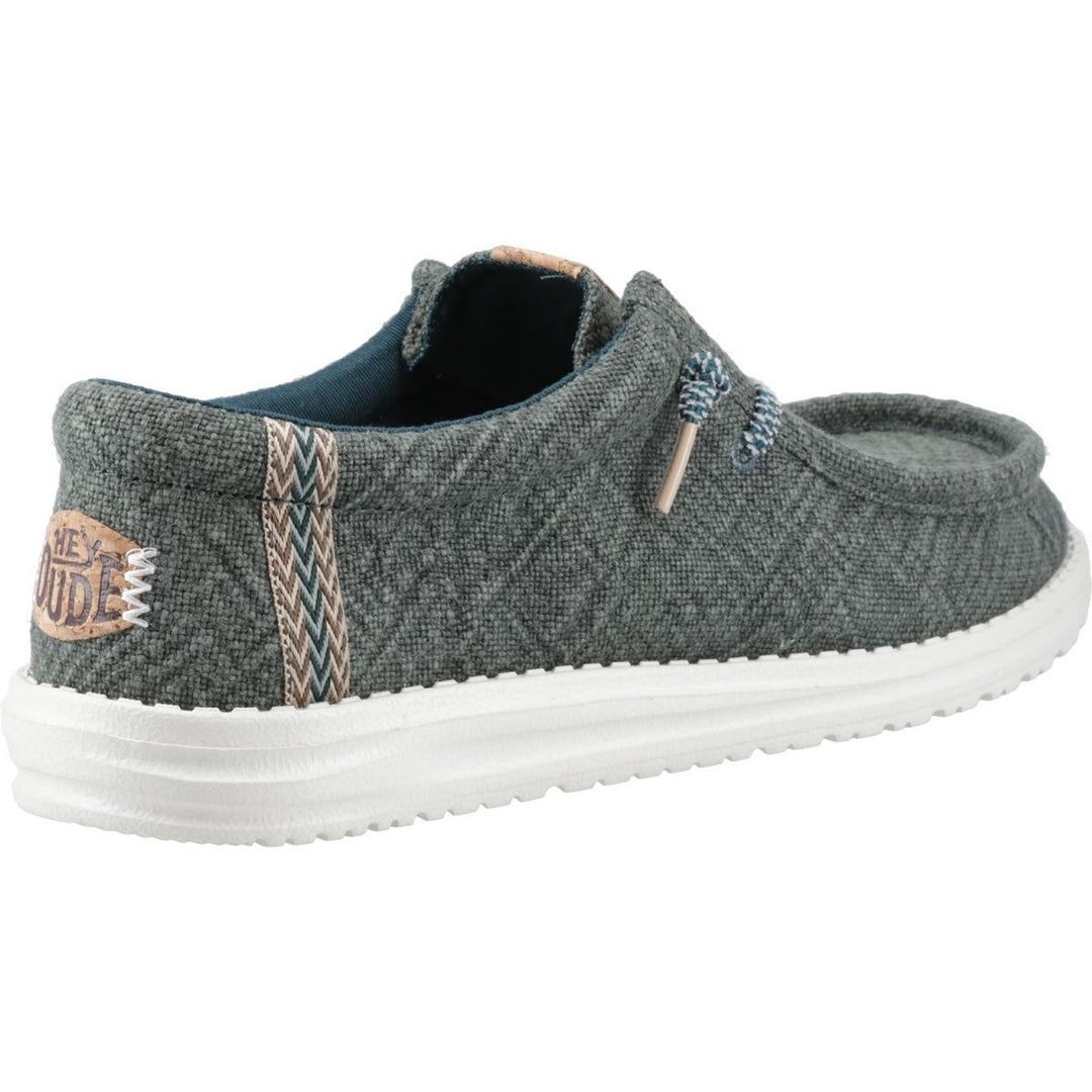 HEYDUDE Wally Jute Shoes Sea Green