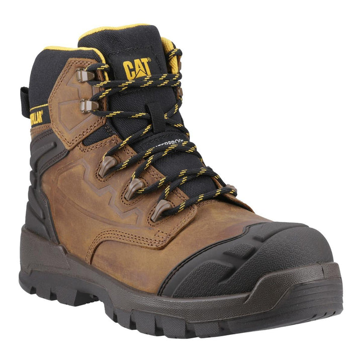 Caterpillar STRIVER XL 6" Safety Boot Dark Beige/Black/Yellow