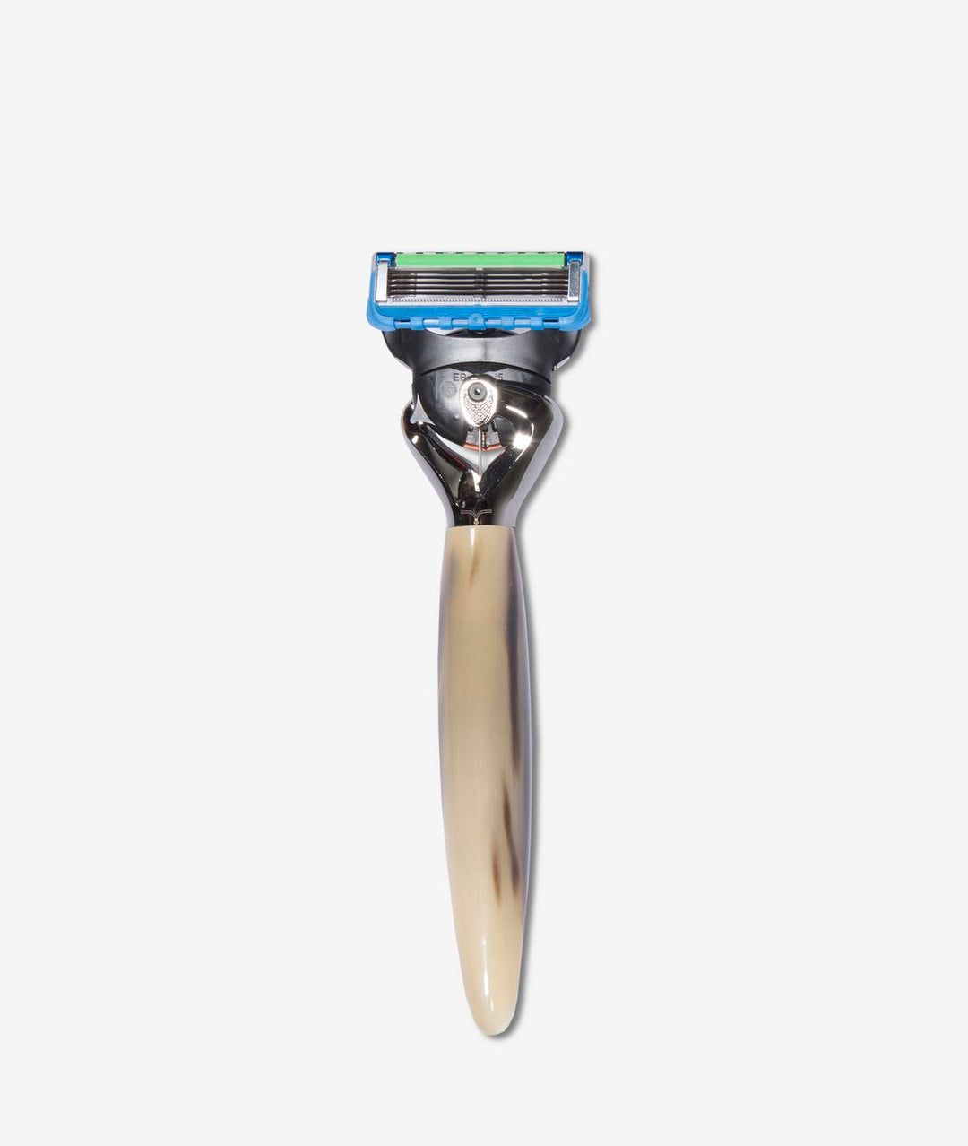RAZOR WITH HORN HANDLE Brown Larusm