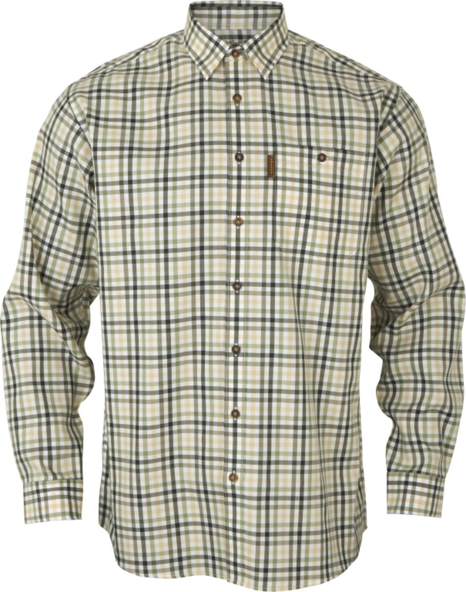 Härkila Milford Shirt Beech Green Check | Cotton Hunting Shirt