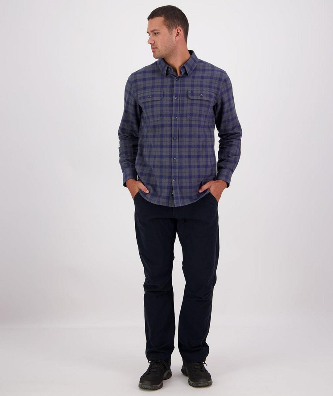 Swanndri Men's Port Road Long Sleeve Shirt