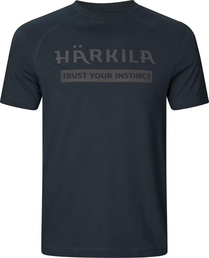 Harkila Härkila logo S/S t-shirt Dark