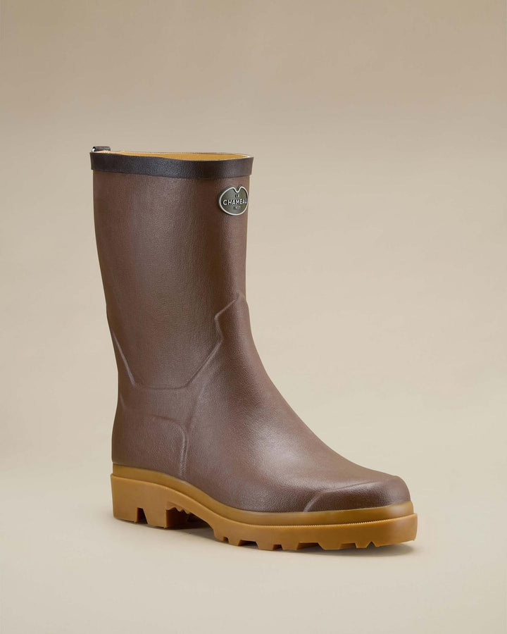 Le Chameau Zermatt Leather Lined Short Wellington Boot