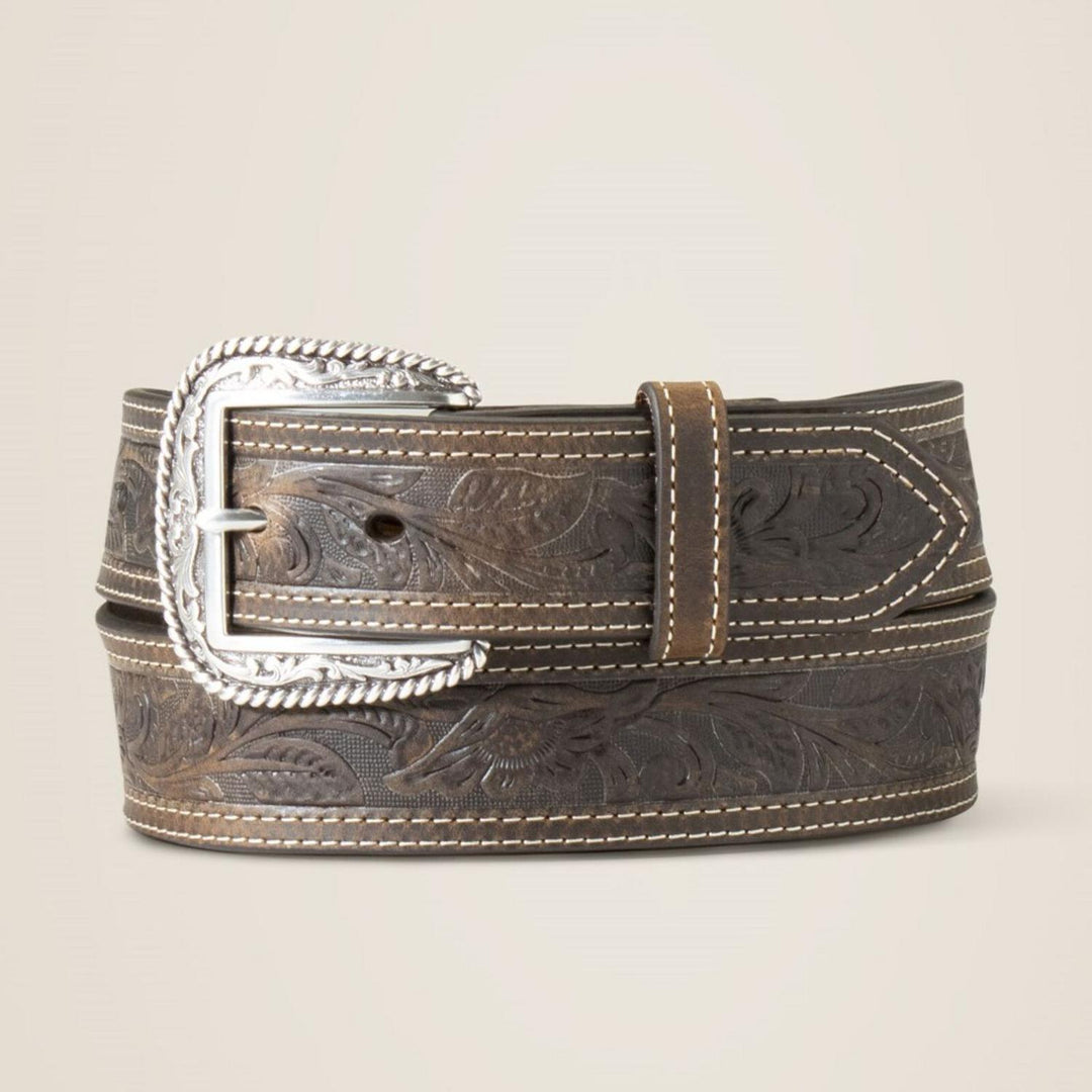 Ariat Tooled Double Stitched Belt