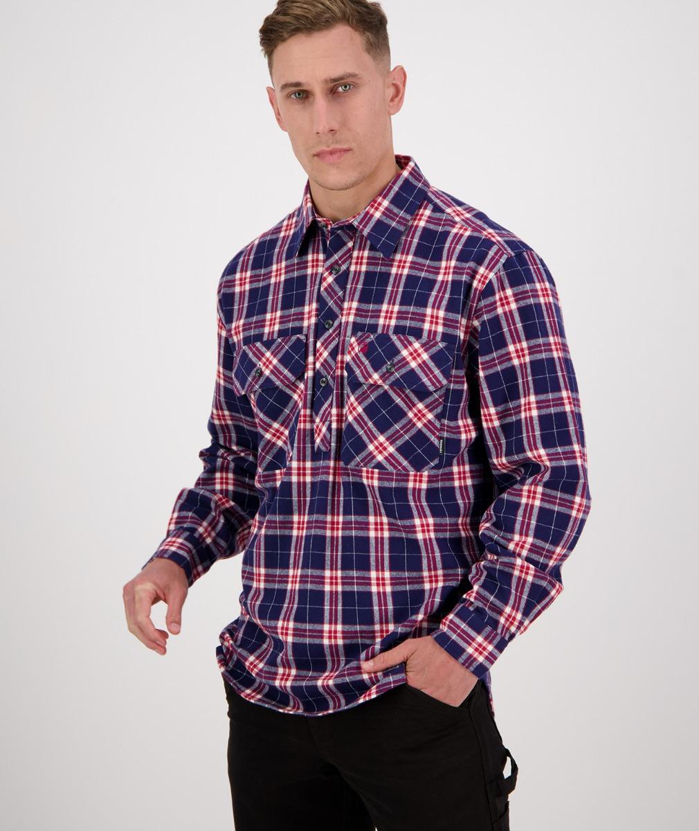 Swanndri Barn Shirt Brick Red