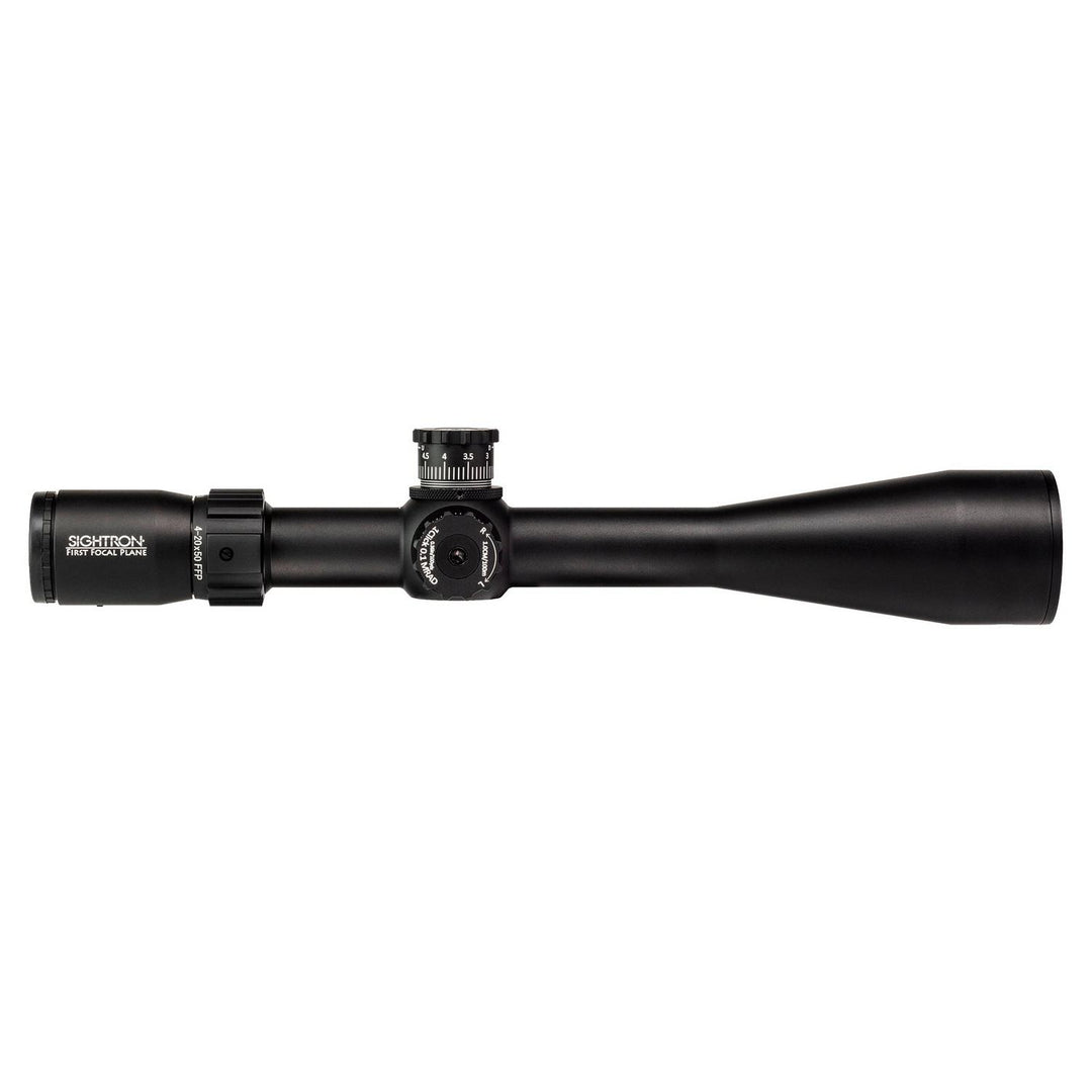 Sightron S-Tac 4-20x50 FFP Illuminated MRAD Zero Stop Rifle Scope