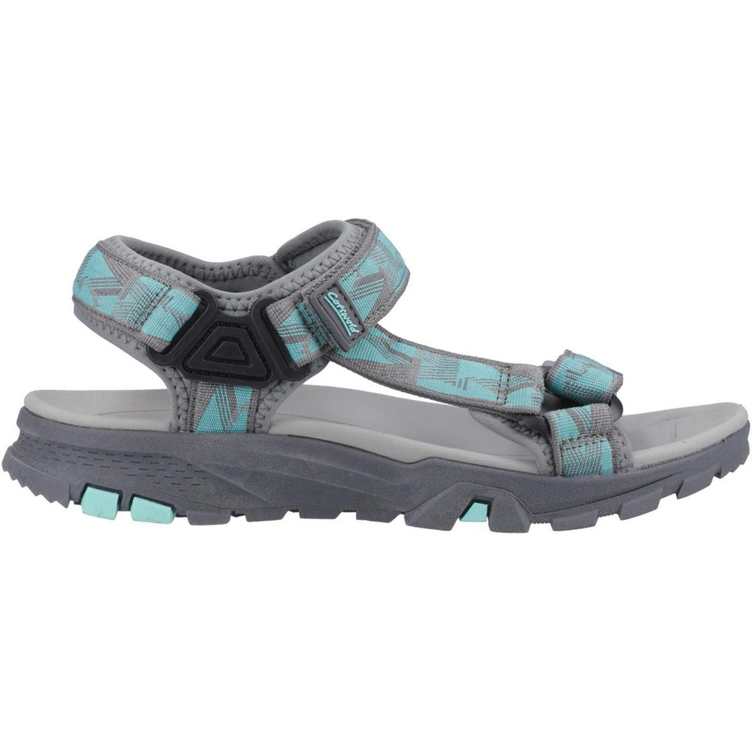 Cotswold Stanton Sandals Grey/Turquoise
