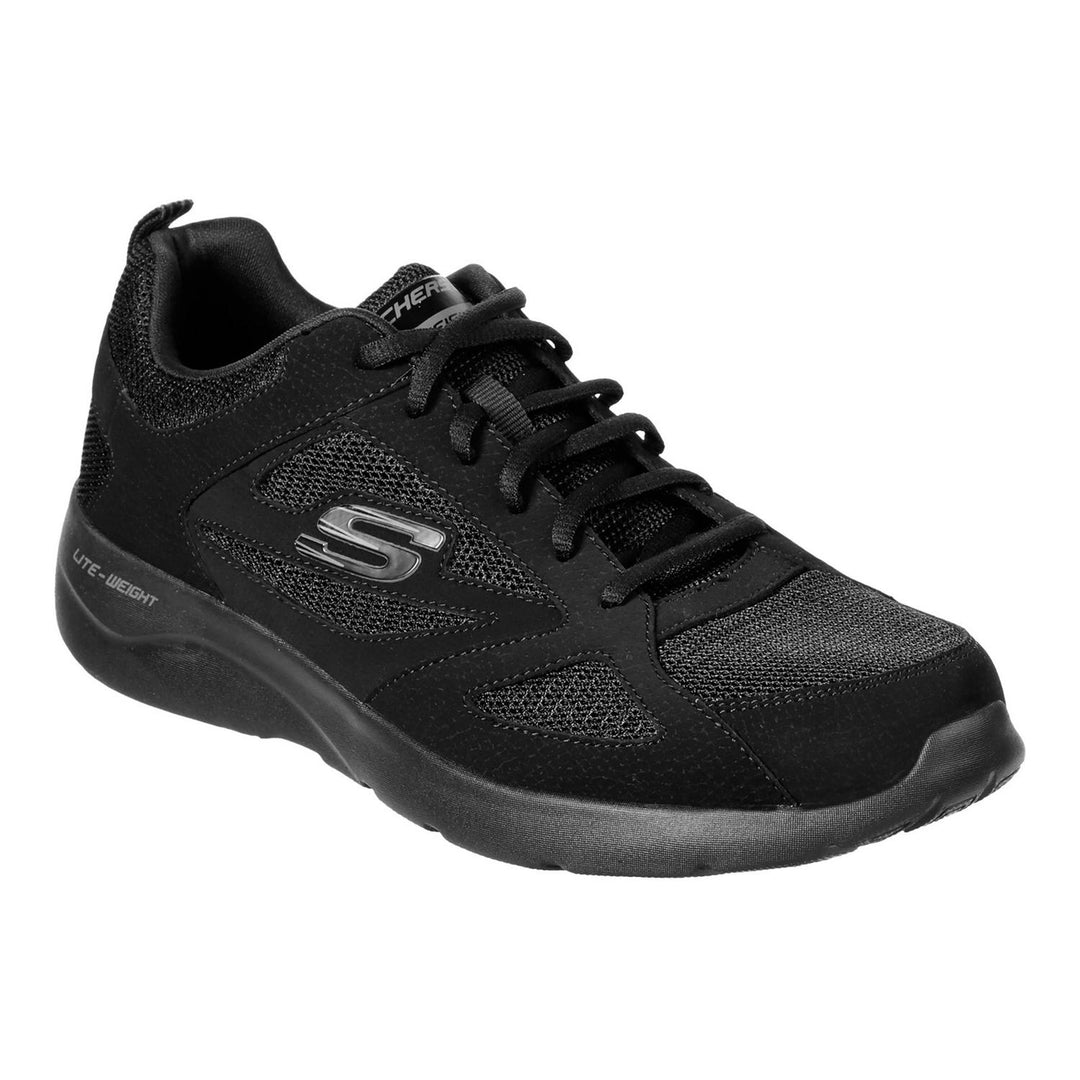 Dynamight 2.0 Lace Up Memory Foam Trainer Black