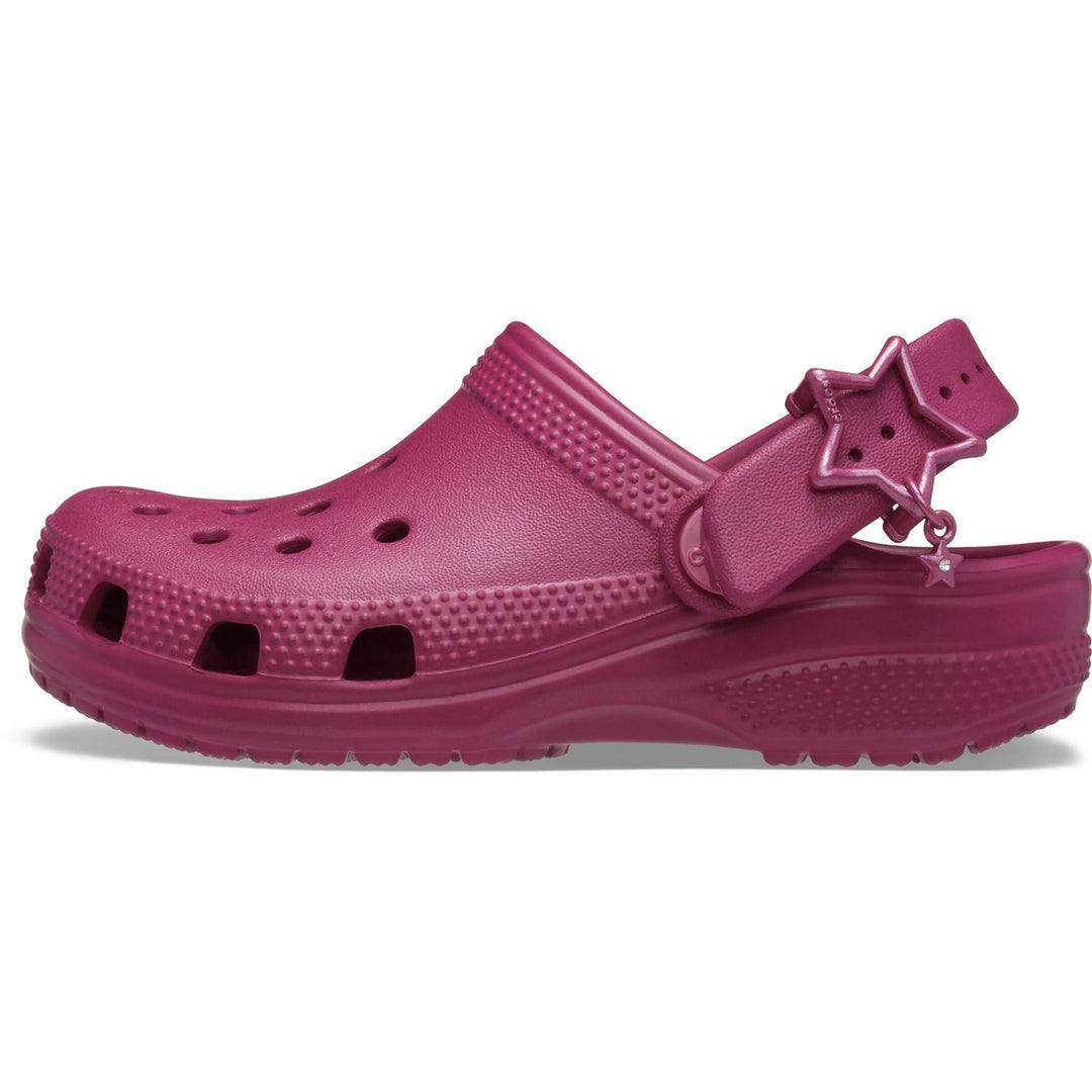 Classic Star Buckle Clog Toddler Royal Pink