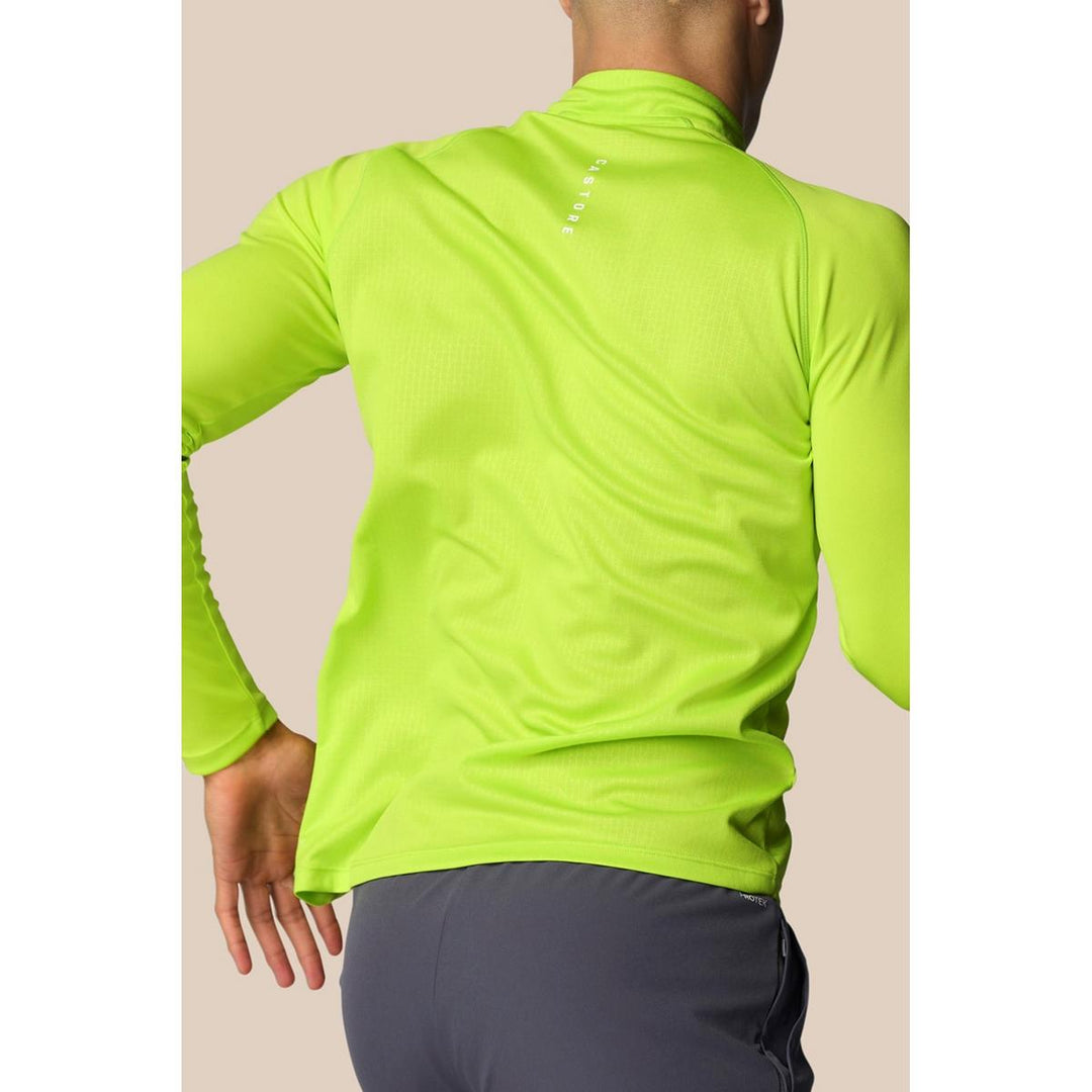 Castore Adapt 1/4 Zip Top Acid Lime/White – view 6