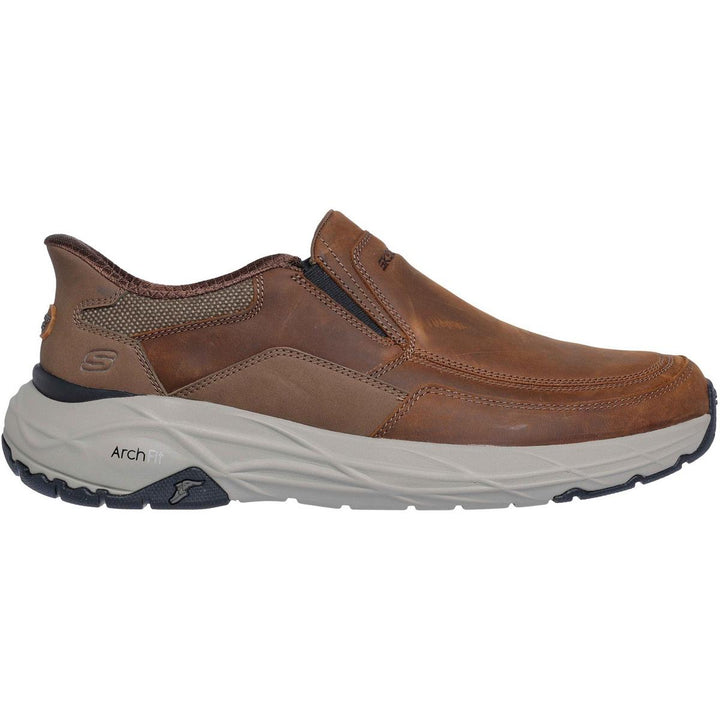 Skechers Arch Fit Maverick Shoes Charcoal/Dark