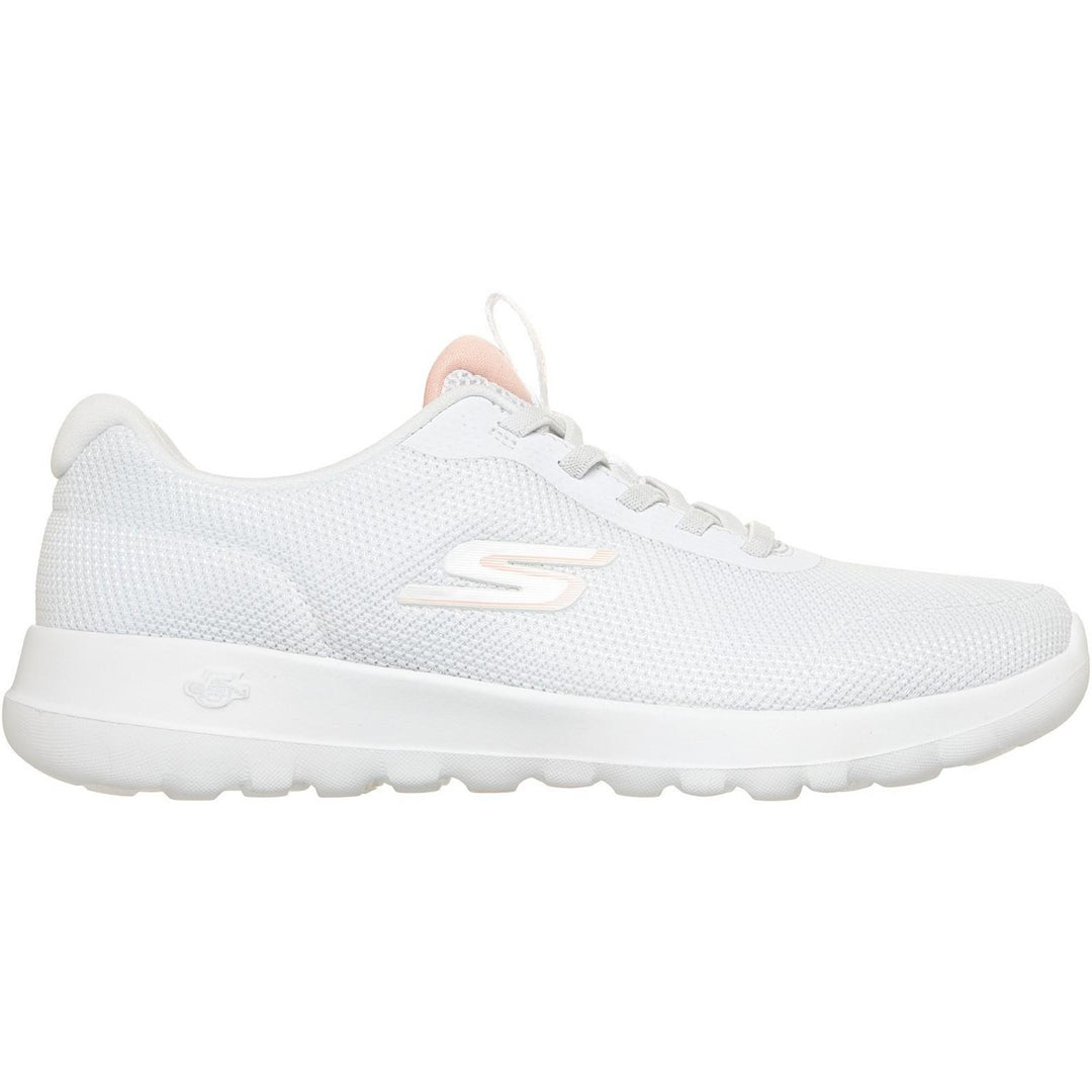 GO WALK JOY RINA White Textile/Coral Trim